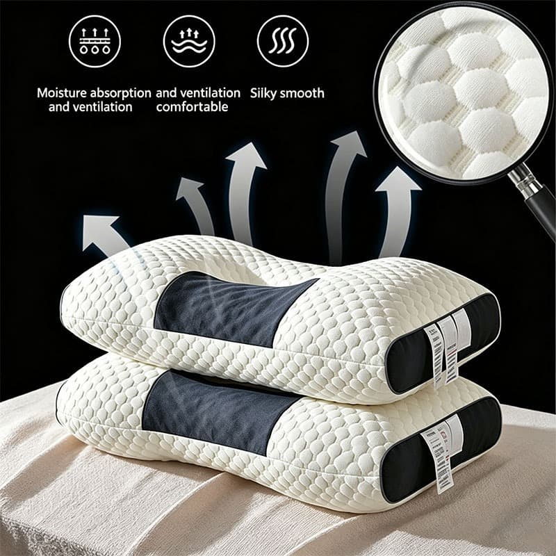 Travesseiro De Proteção De Pescoço SPA , Núcleo De Massagem De Sono , Cervical Doméstico , Absorção De Umidade E Respirá
