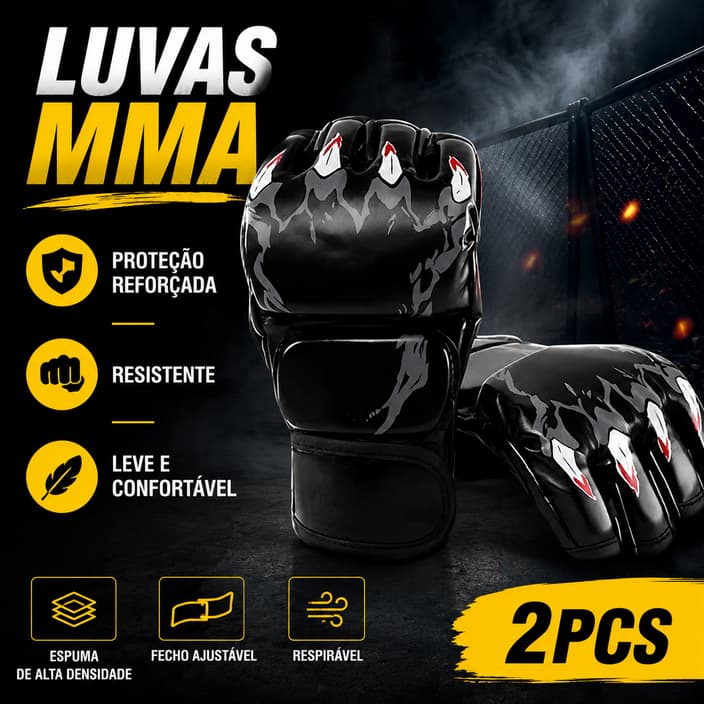 LUVA MMA PROFISSIONAL- Luvas Muay thai Profissional