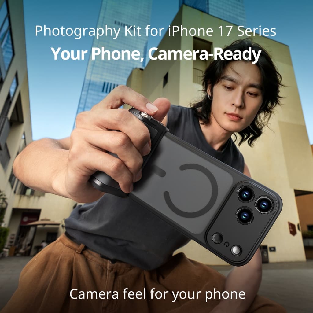 Kit De Aderência Para Fotografia SmallRig FilMov Com Filtro iPhone 17 Pro Max/# 6301 6300 5554 5553