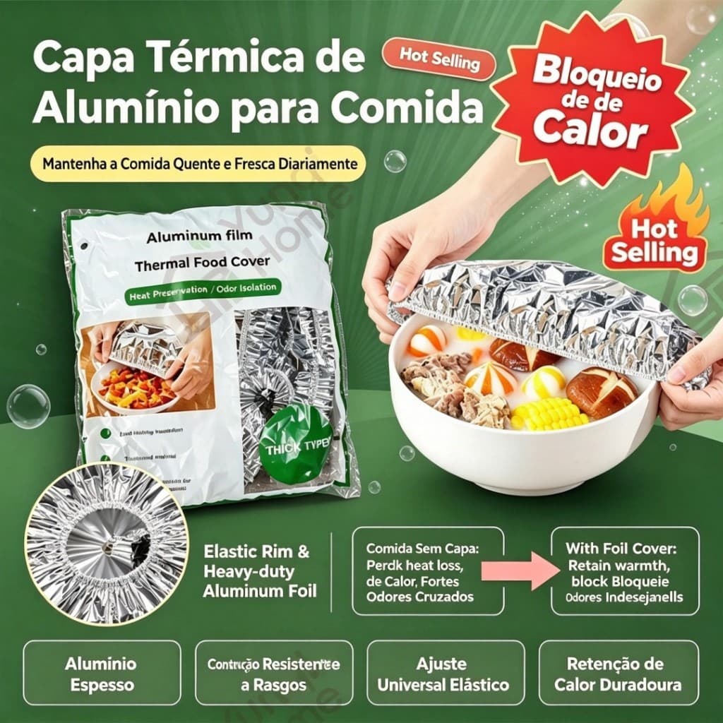 Filme isolante térmico de folha de alumínio para conservação de frutas reutilizável capa térmica