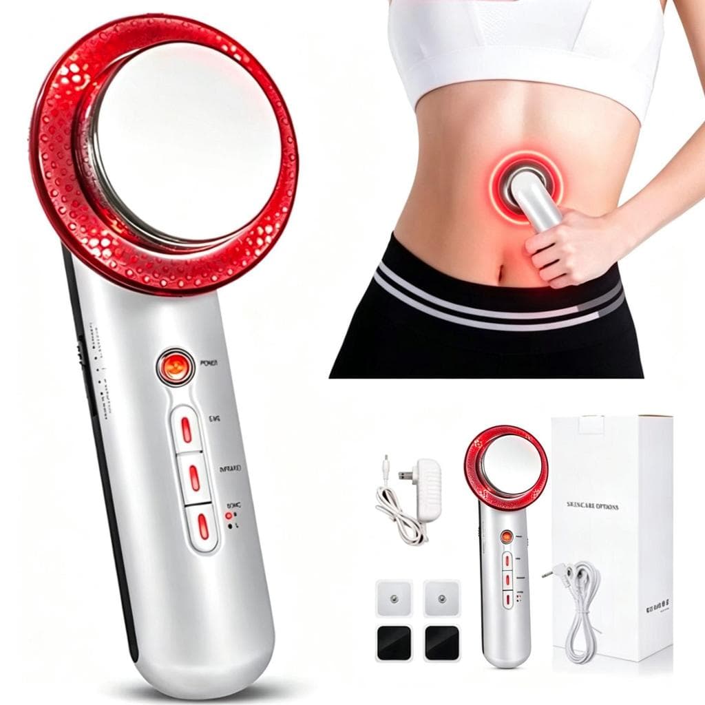 Aparelho Portátil Fisioterapia Ultrassom Tens Infravermelho Celulite Flacidez