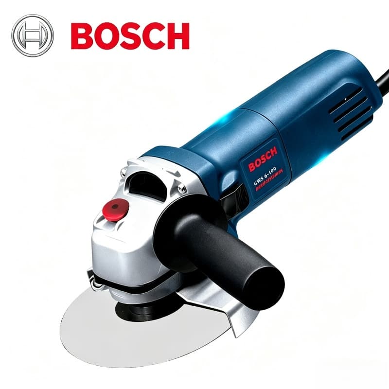Esmerilhadeira Angular Bosch GWS 6-100 1000W 127V/220V Multifuncional Corte Lixamento com Kit Acessórios Envio Rápido