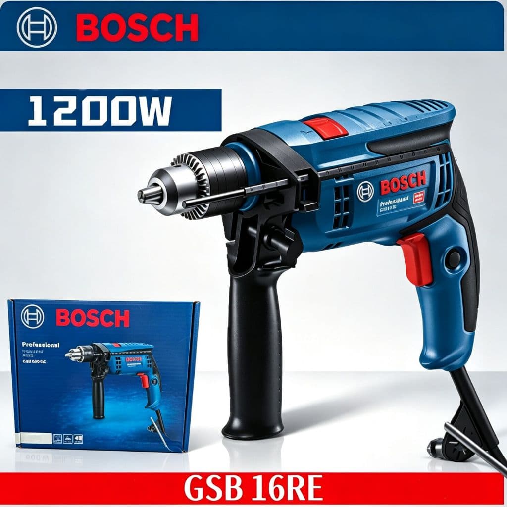 Furadeira parafusadeira Elétrica 1200W furadeira de impactoo parafusadeira bosch 110V Original 100%