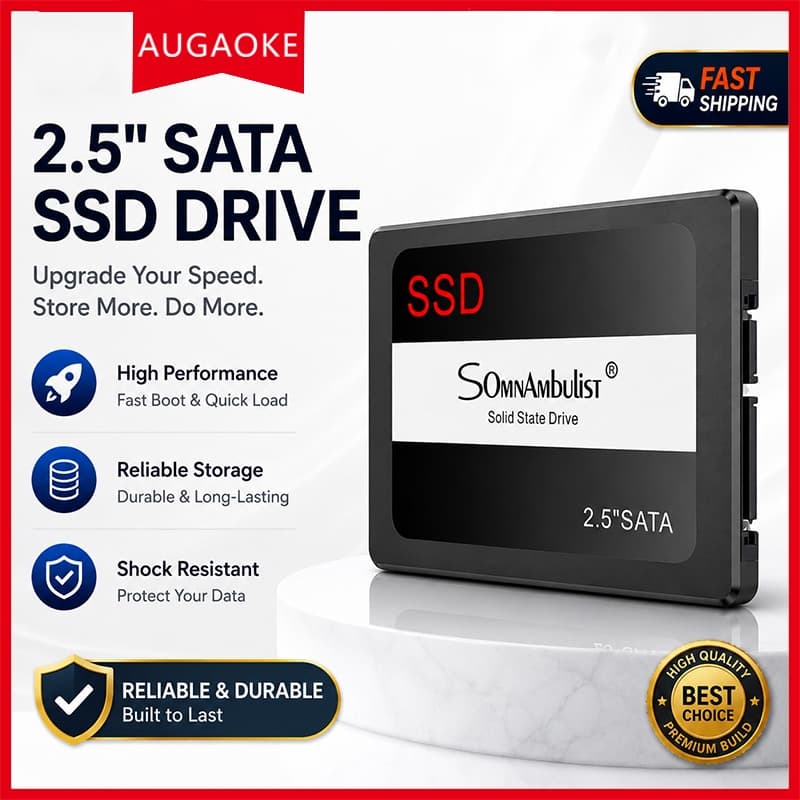 Unidade de estado sólido integrada de alta velocidade SATA III de 2.5 polegadas 120GB-480GB estável e durável