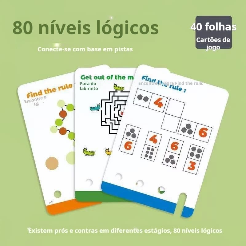 Lógica chave educação precoce brinquedos crianças pensando treinamento jogo de tabuleiro quebra-cabeça forma número corr