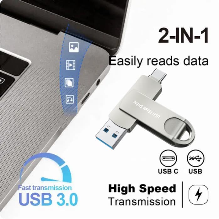 Liberar O Armazenamento Do Telefone , Unidade Flash USB De Alta Velocidade OTG De Backup Fotográfico , De Dados De Grand