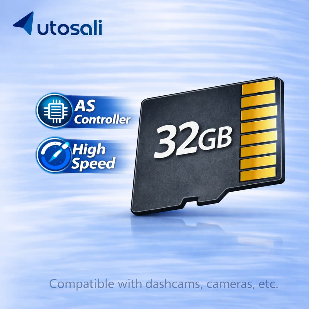 Cartão De Memória Dashcam Autosali 32GB | Micro SD UHS-I Classe 10 TF Suporta Gravação 1080P/2K/4K