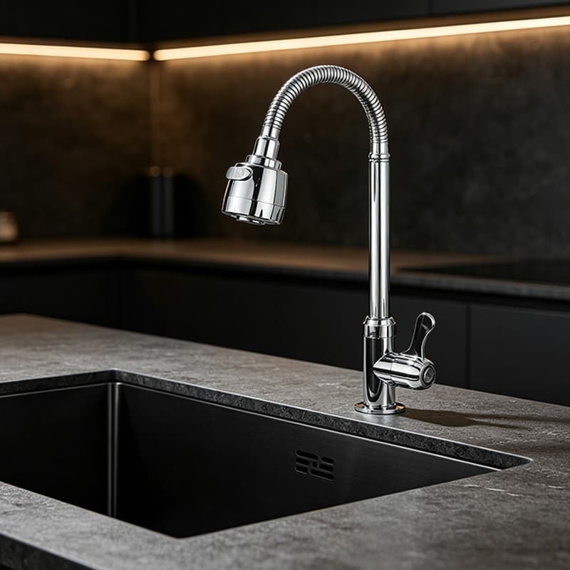 Flexível 360 ° Torneira Para Fogões De Cozinha