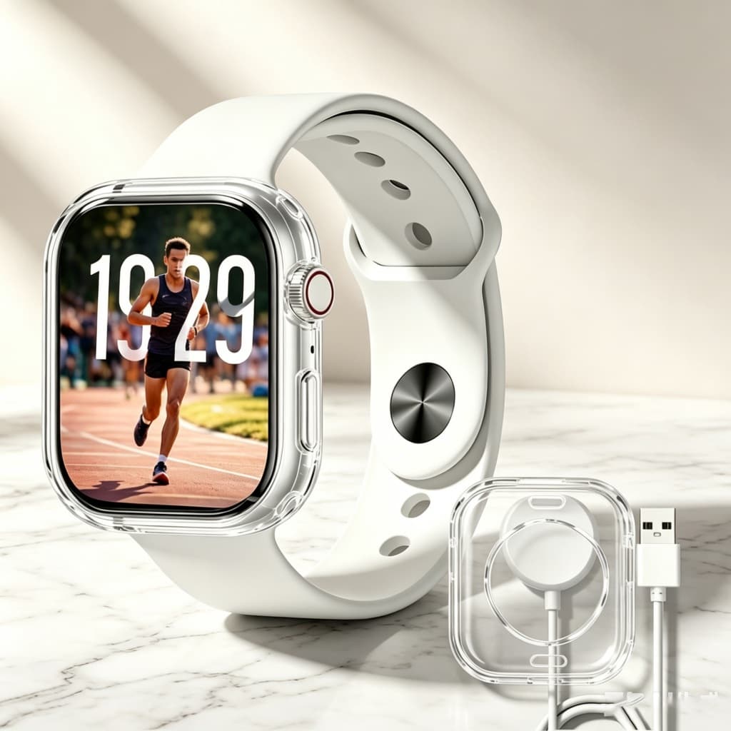 Smartwatch Relógio Inteligente De Fitness Durável , Monitor De Atividades Esportivas , Chamada BT , Carregamento Sem Fio