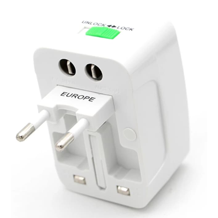 Adaptador De Conversão universal Tomada global conversor Multifuncional Para Portas USB