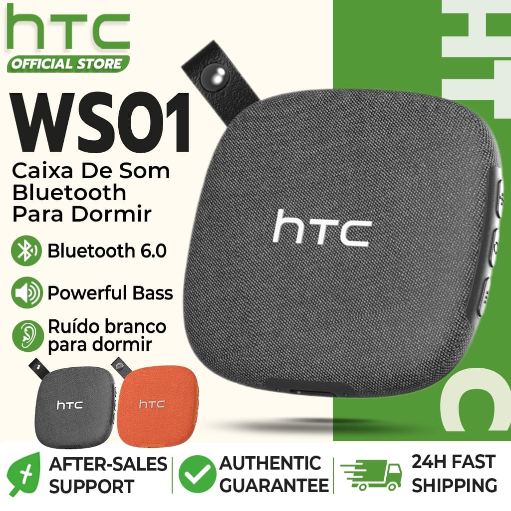 HTC WS01 Caixa De Som Bluetooth 6.0 Sem Fio HIFI Efeitos Sonoros Ruído Branco Para Dormir