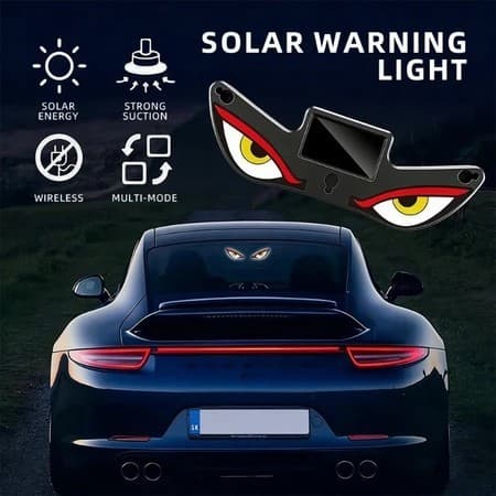 Luz Solar LED Elegante Com Atmosfera Automática , Formas De Carregamento Duplas , Energia + USB Tipo C