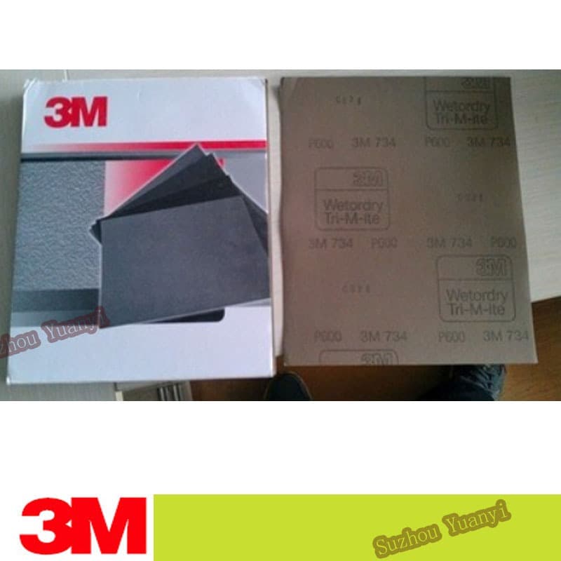 3M 734 Lixa De Carboneto De Silício Ferramenta De Moagem Automotiva