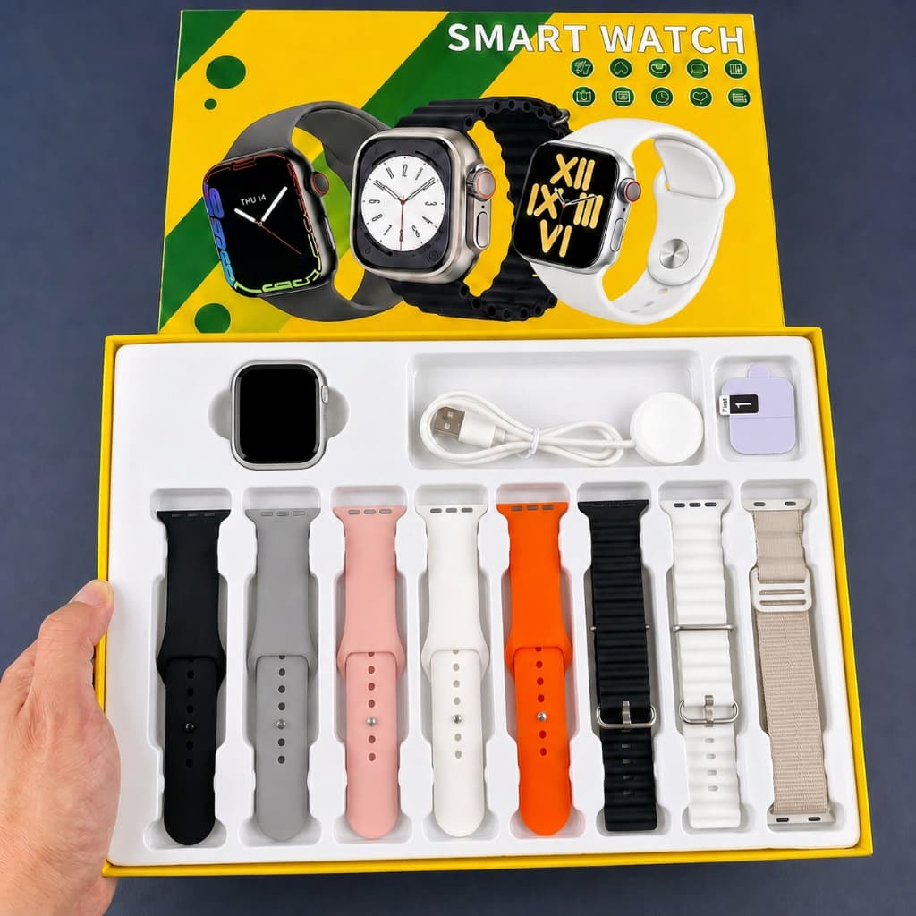 2026 Nova Chamada Bluetooth smartwatch 8 Em 1 Pulseira Vários Modos Esportivos Entrega Para São Paulo PTWG