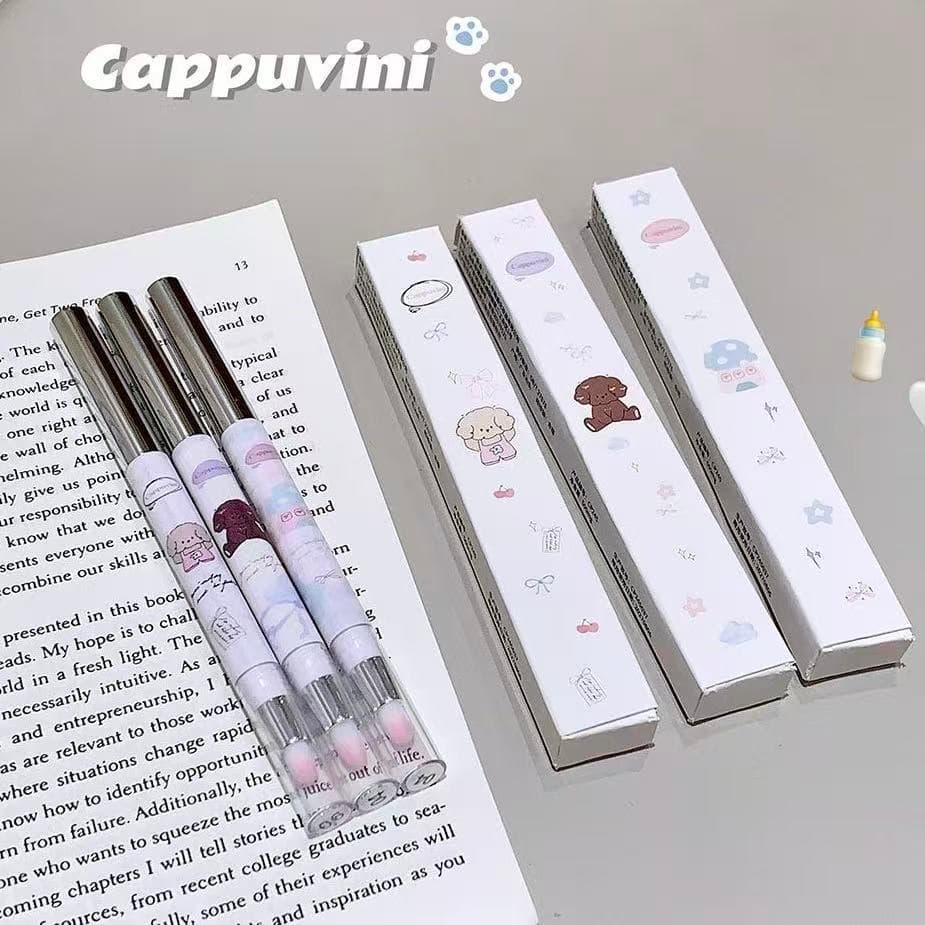 Cappuvini/Cappuvini Cute Pet Delineador Multicolor de Duas Cabeças Segurar Maquiagem À Prova D 'Água Não Manchado Maquia