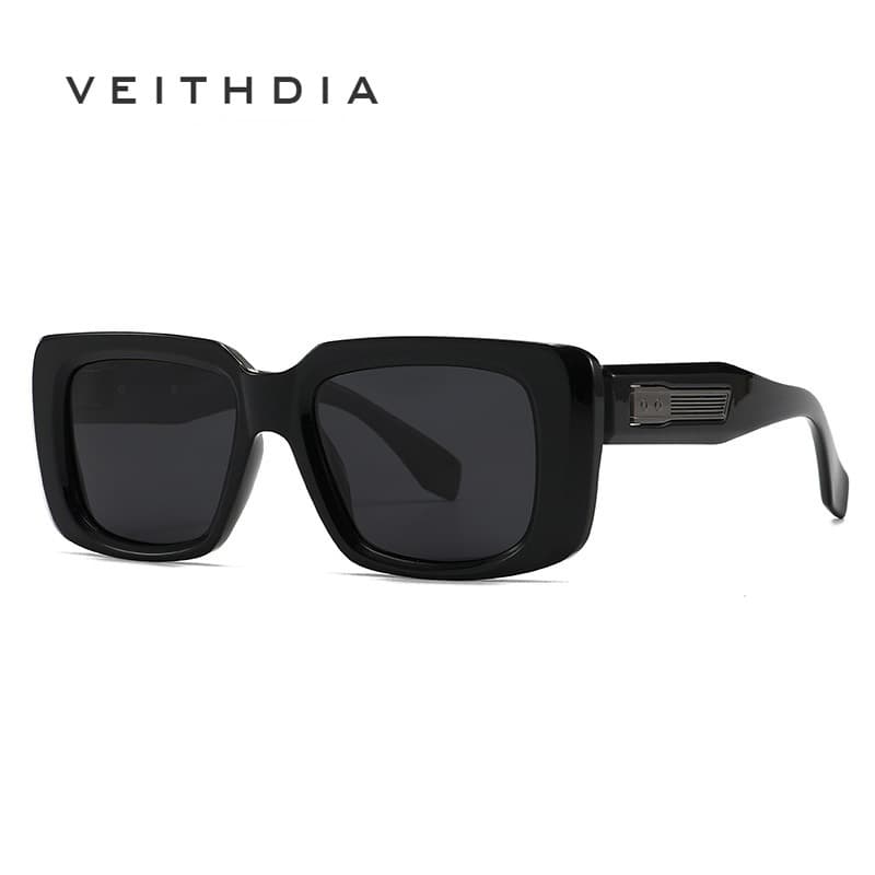 VEITHDIA Masculino Retro Polarizado Condução Óculos De Sol Moda Feminina Quadrado UV400 Proteção Para Festa Ao Ar Livre
