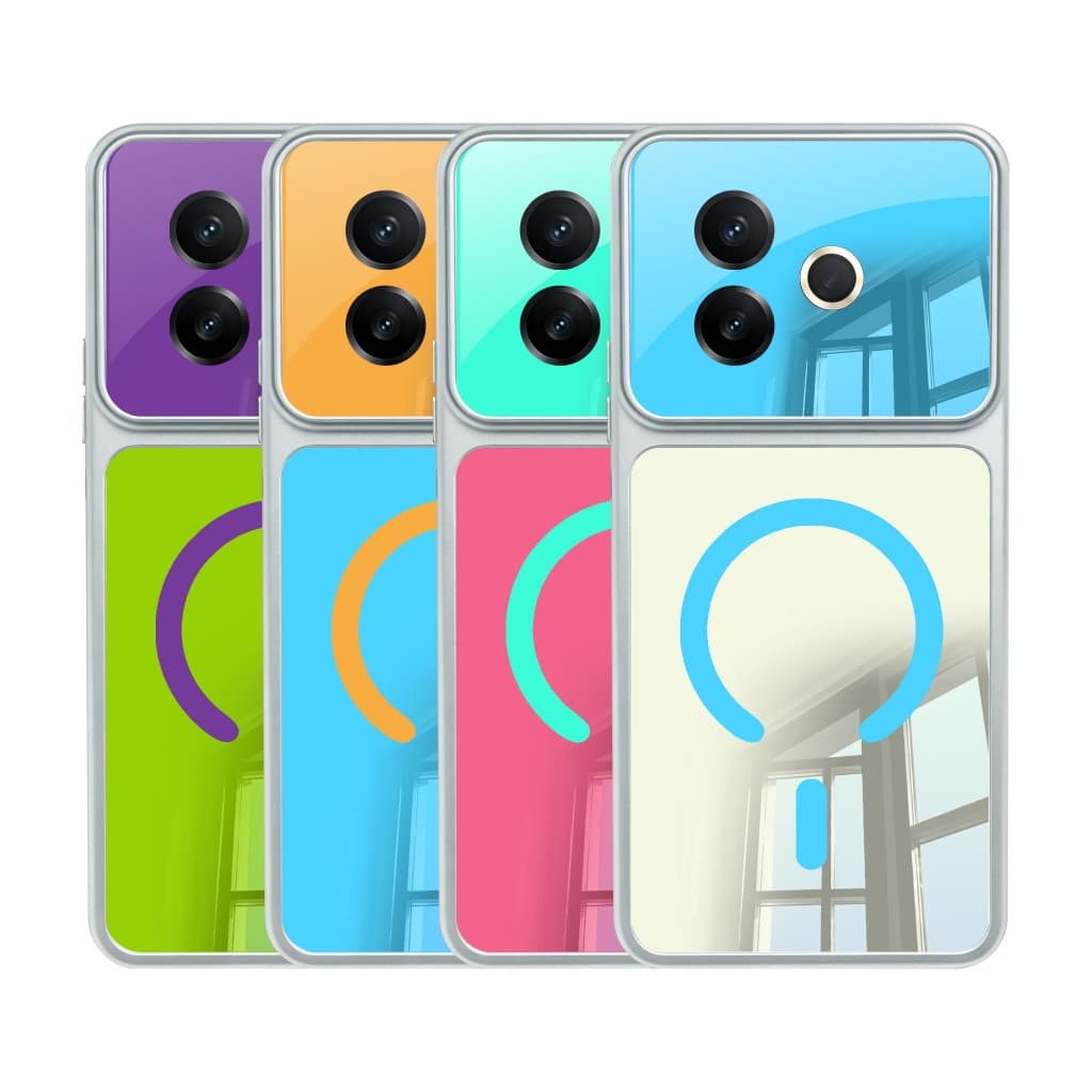 Nova Mistura De Luxo É Capa De Duas Cores Vivo Y78 Y77 Y76S Y76 Y75 Y74S Y56 Y55 Y51 Pro 5G Telefone À Prova De Choque