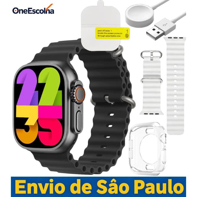 [2026 Novos Produtos]SmartWatch | Chamada Bluetooth | Unissex | Frequência Cardíaca e Sono | Android e iOS