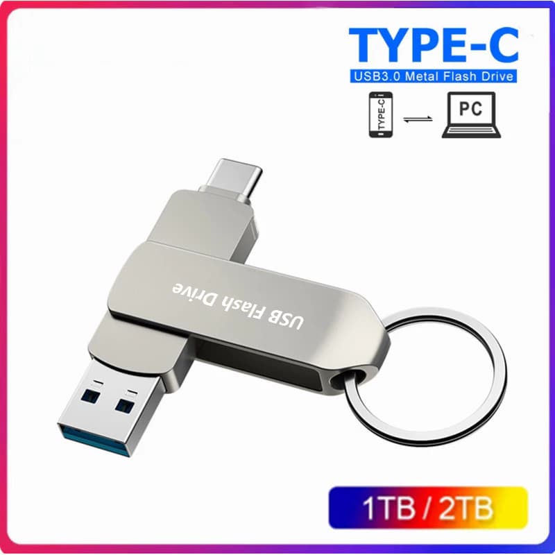 Unidade Flash De Telefone De Interface Dupla , Armazenamento De Fotos Portátil E Bastão De Memória USB Para Carro , Estu