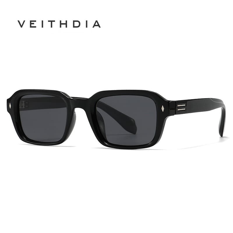 VEITHDIA Novos Óculos De Sol Polarizados Para Homens E Mulheres Armação Retangular Anti-UV400 Dirigir C7925