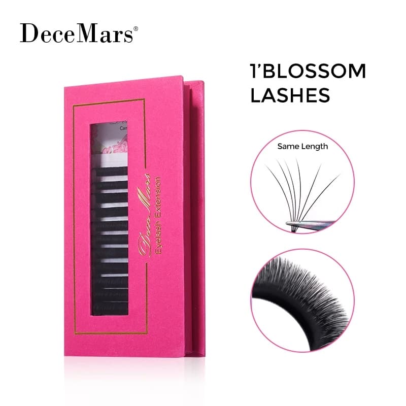 DeceMars 1'S Blossom Extensão De Cílios Com Flor Automática