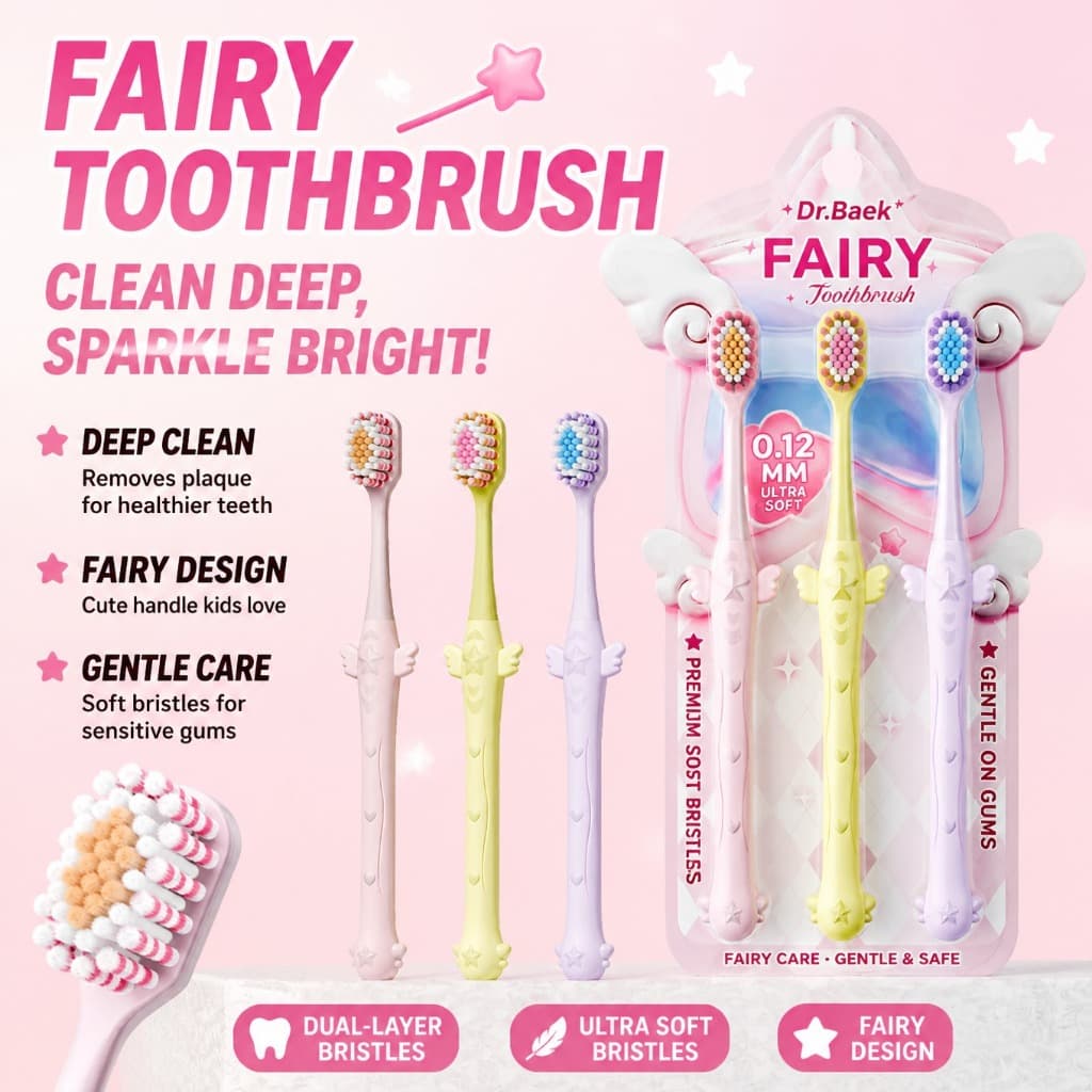 Crianças Escova De Dentes Macia 3 Pçs Conjunto Cabeça Larga 0.12mm Cerdas Finas Alça Antiderrapante Para Cuidados Orais
