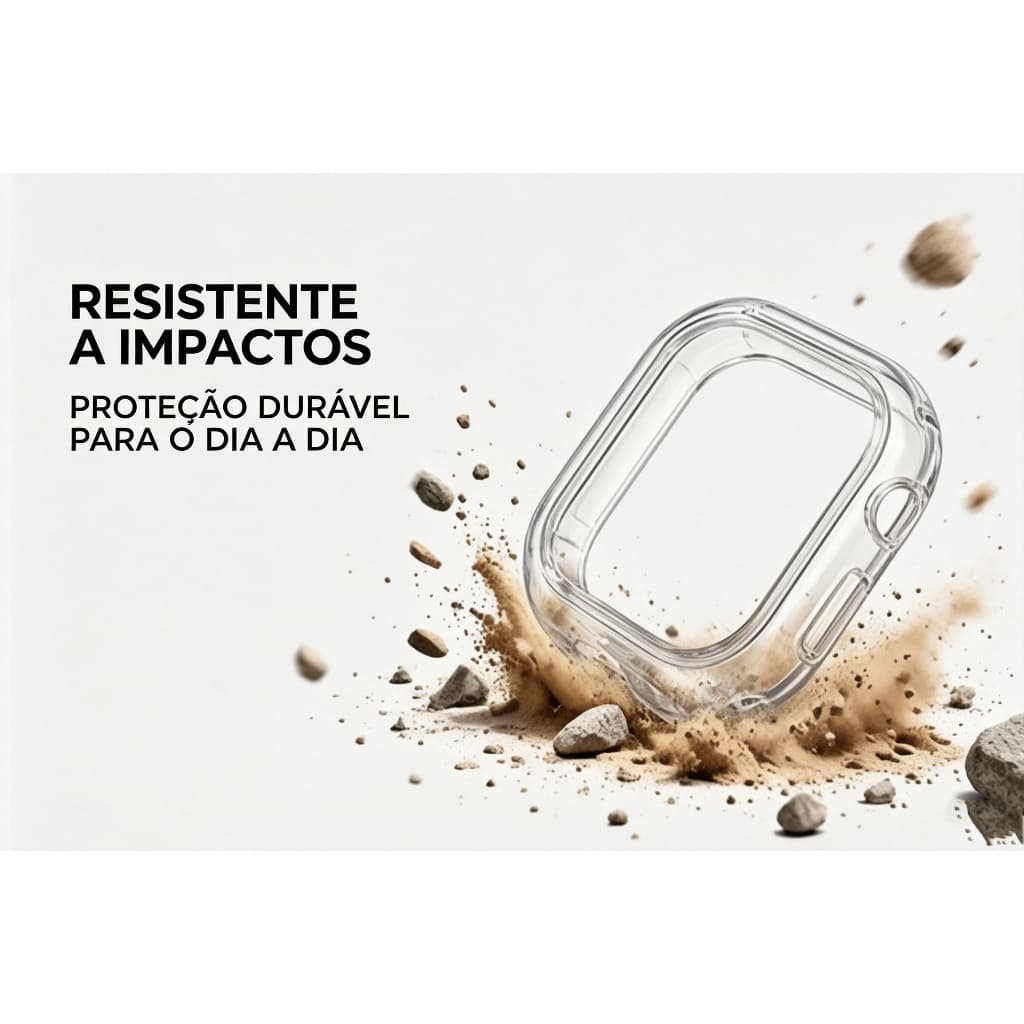 Capa Protetora De Silicone Aberta Compatível Com Smartwatch 38mm/45mm/49mm – Durável , Lados Abertos , Preço A Granel No