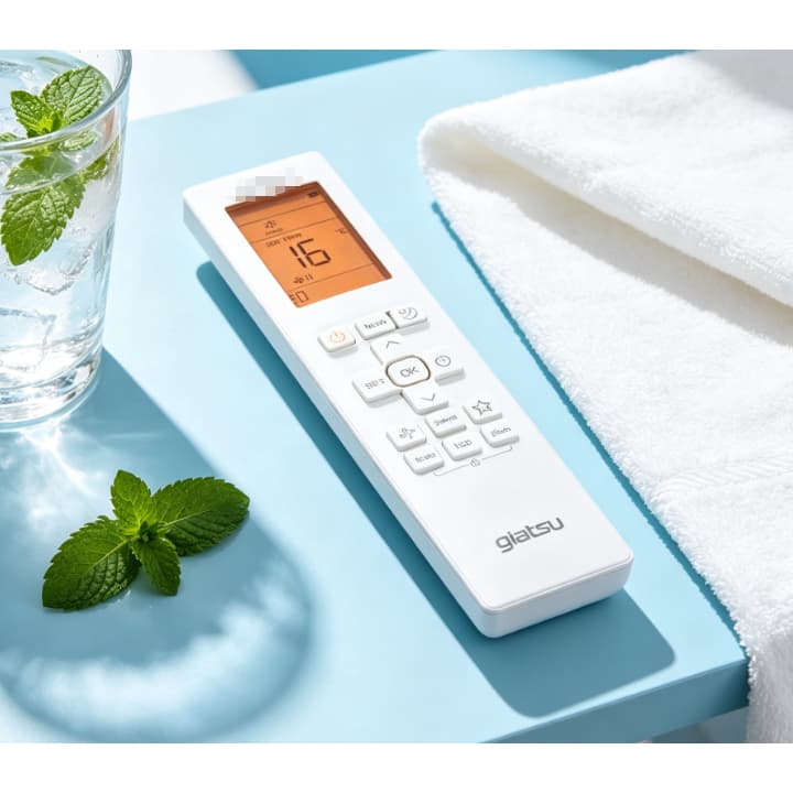 Para Midea AC Substituição Remoto RG10B-HTW giatsu Tela Retroiluminada Controlador De Ar Condicionado