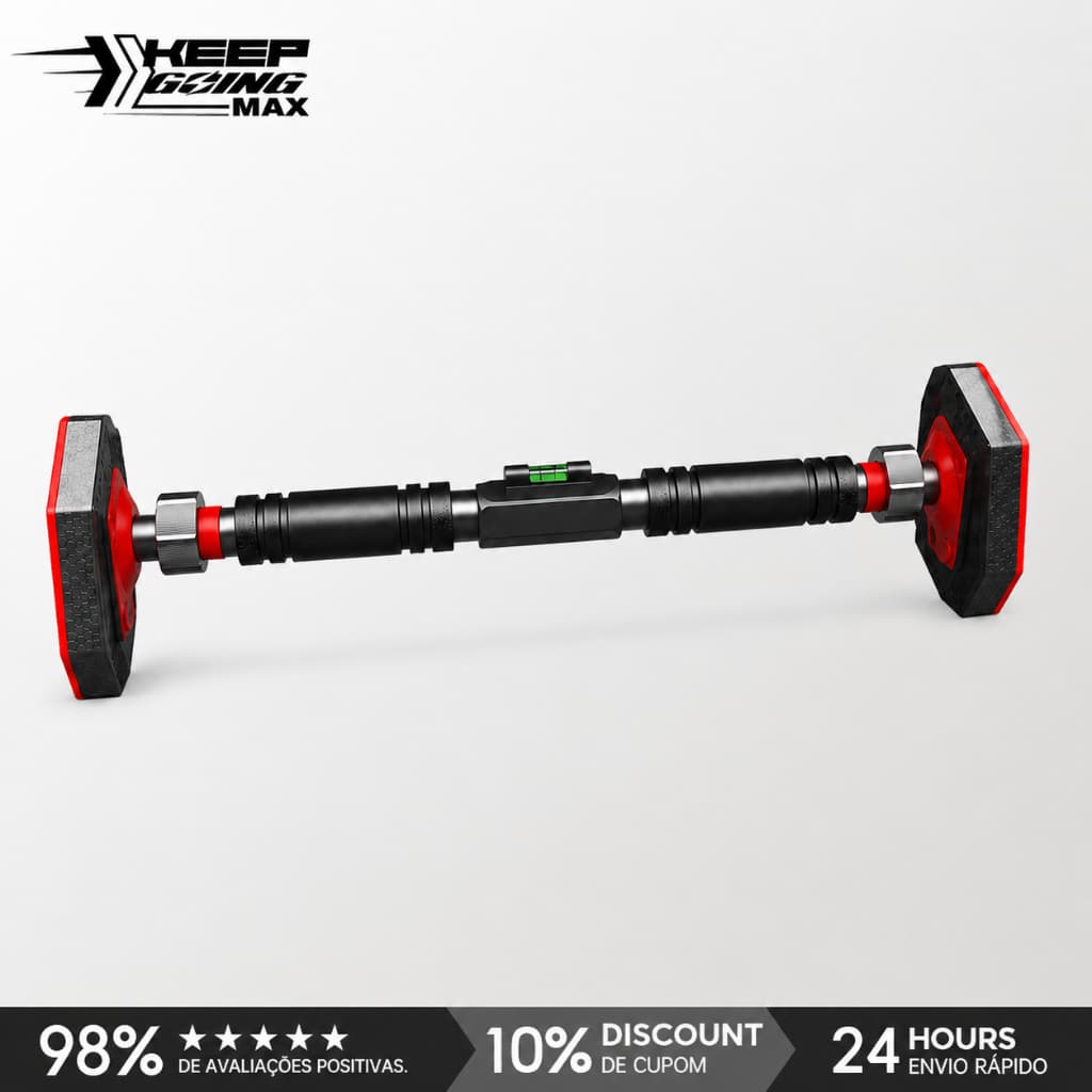 KEEP Barra de Flexão Ajustável para Porta 73-100cm Sem Furos, Portátil Treino Musculação Fitness em Casa Academia