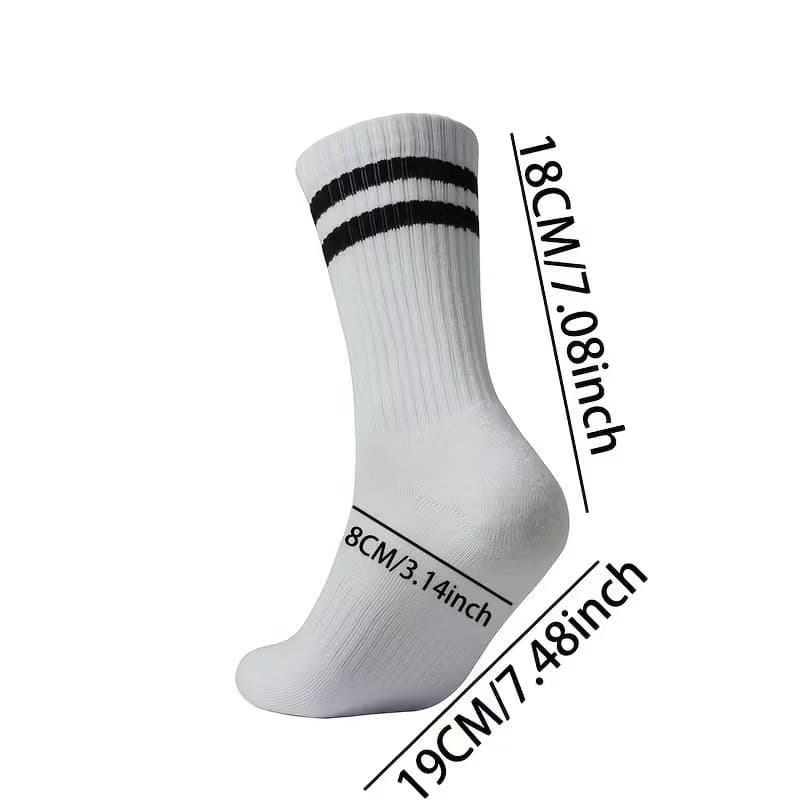 Meias esportivas masculinas de lã grossa para basquete, meias esportivas brancas e pretas absorventes de suor