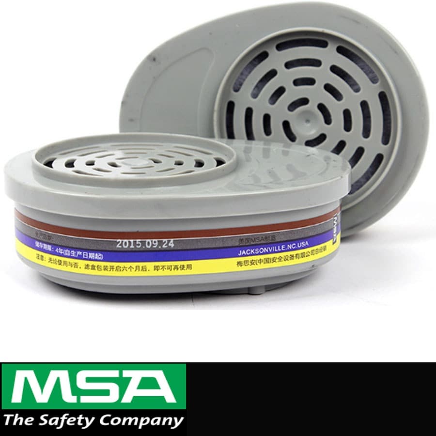 MSA 10120744 Tipo Protetor Do Filtro Cartucho GMC Com Máscara De Gás Protege Contra Vapores Orgânicos