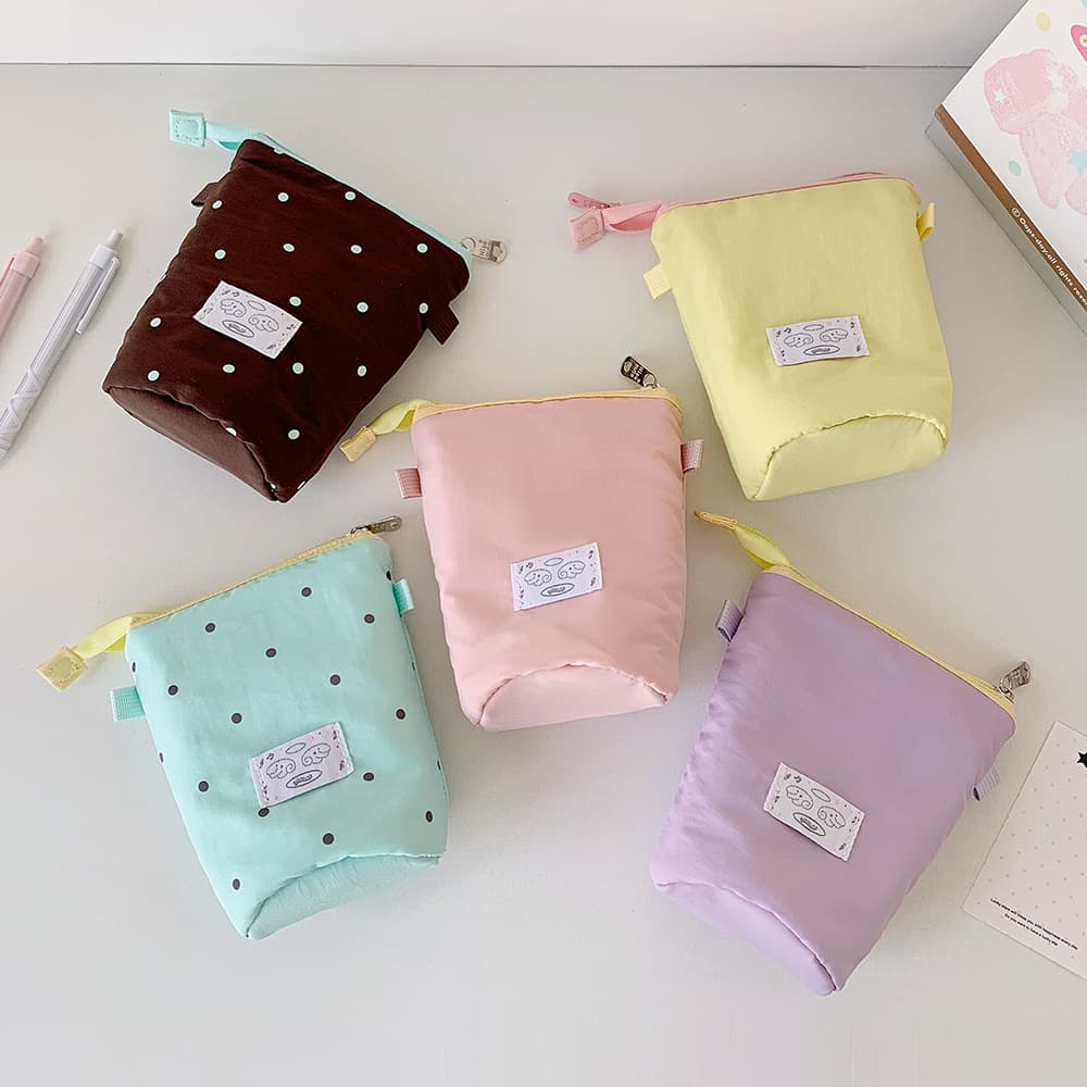 Estojo De Lápis De Grande Capacidade INS Minimalista Bolsa Porta Caneta De Mesa