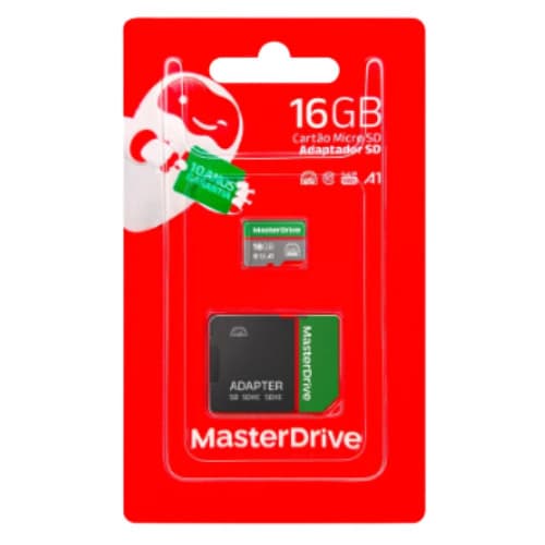 16GB/32GB/64GB/128GB/256GB/512GB MasterDrive Classe 10 Cartão De Memória MicroSD Com Adaptador SD