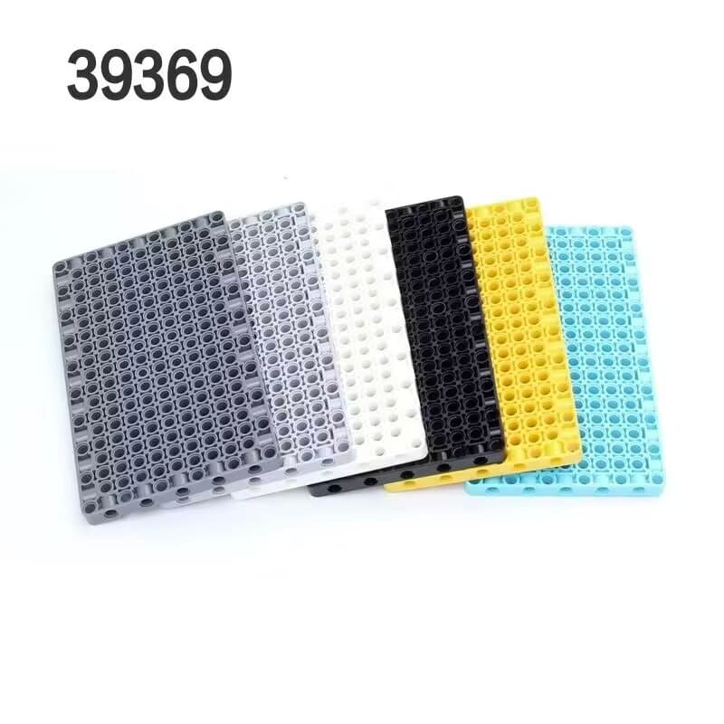 Blocos de construção de montagem de partículas pequenas MOC compatíveis com peças de tecnologia 39369 11 x 19 com placa