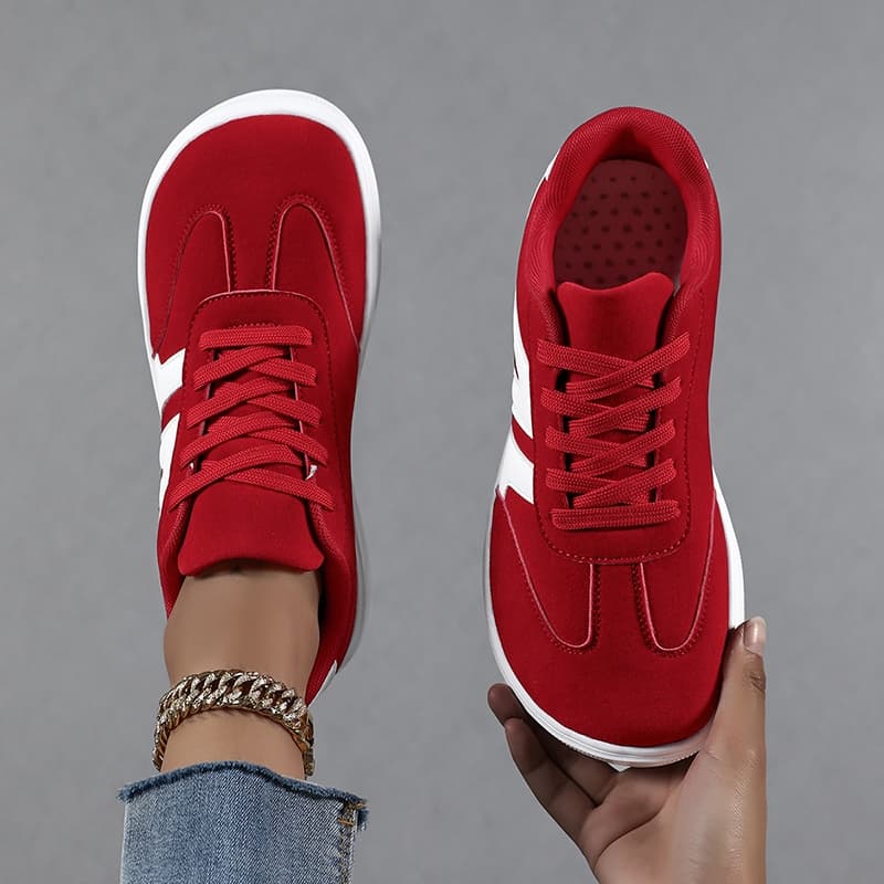 Dedo Do Pé Largo Sapatos Femininos Sola Macia Ampla Último Casuais Tênis De Caminhada Confortável Descalço Respirável Ma