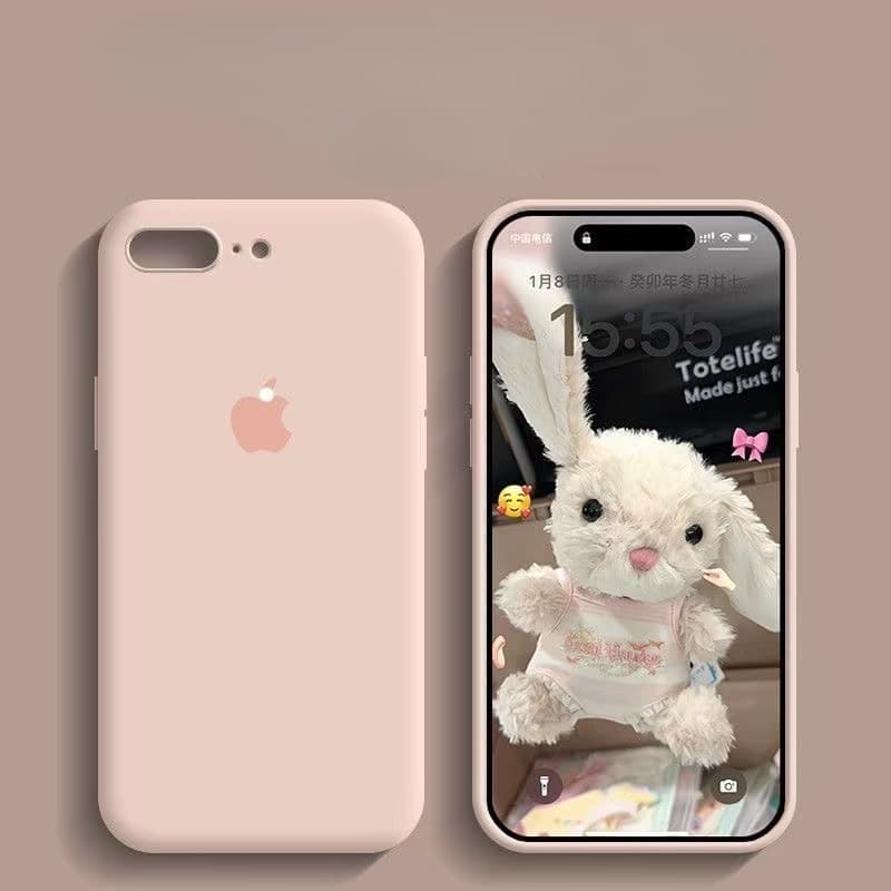 Capa de telefone adequada para iPhone 7Plus 8Plus 7 8X XR XS max 11 12 13 14 Pro max Plus oficial Silicone líquido capa