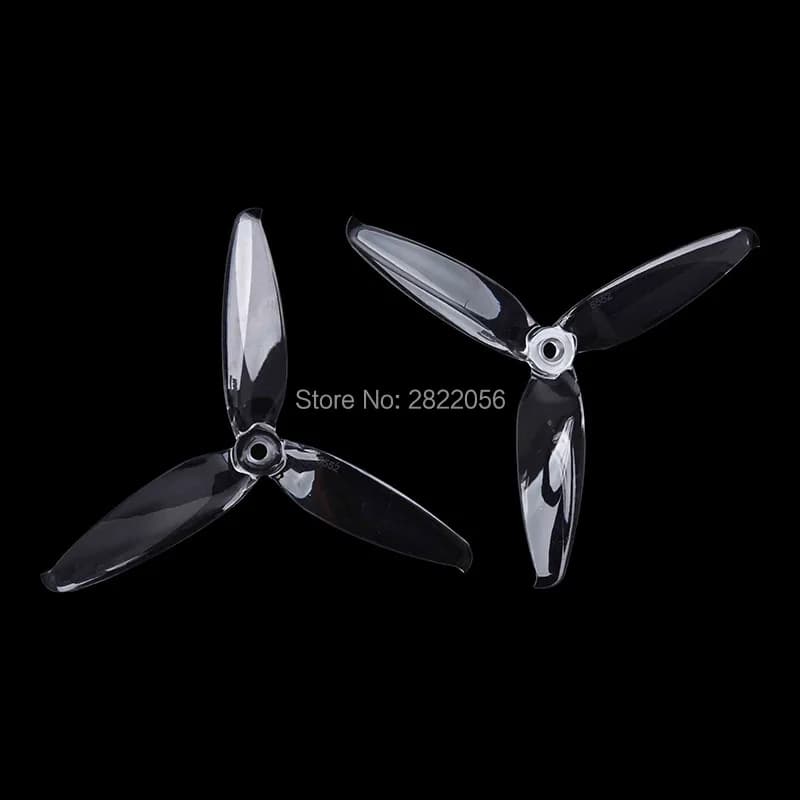 2 Pares 5 Cores Gemfan 5552 5.5x5.2 FPV PC 3 Hélice Prop Blade CW CCW Eixo Através Da Máquina motor Mais Especial 2407