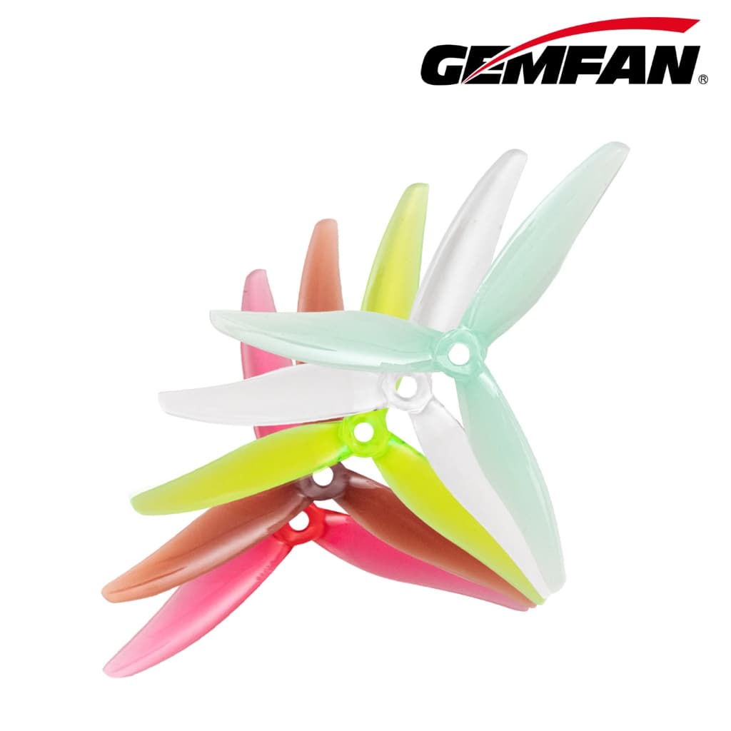 4 Unidades/2 Pares Gemfan Hurricane 51366 MCK ReV3 Hélice Para 6S Com Motores KV 2306 2207 PC Mulitirotor Hélices Avião