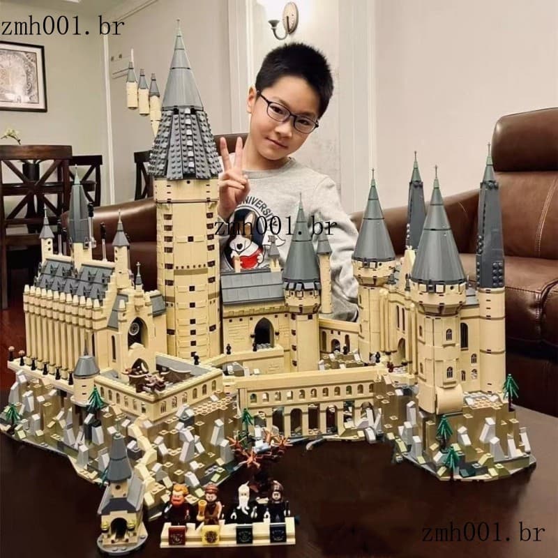 DIY Micropartículas blocos de construção Castelo Mágico Decoração Colecionável Presente Criança brinquedos educativos