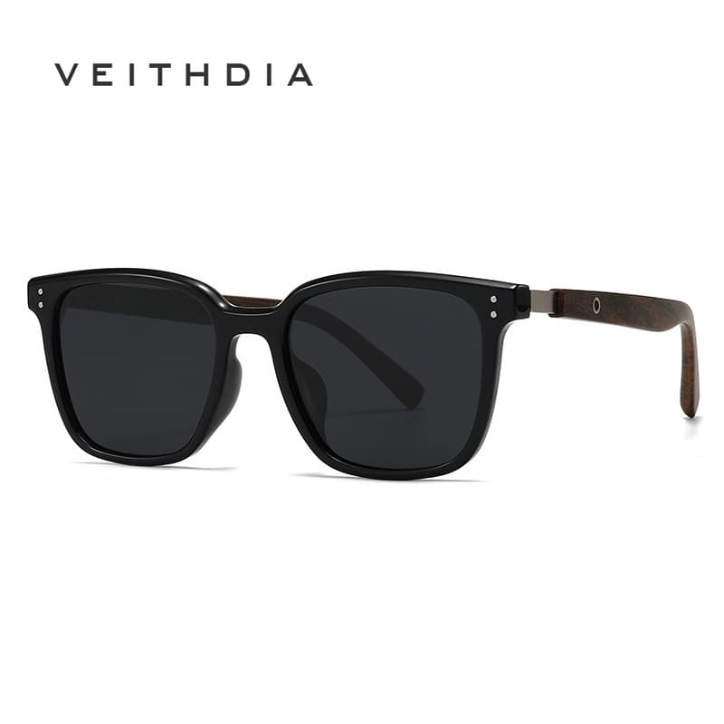 VEITHDIA Novos Óculos De Sol Polarizados Masculinos Femininos Quadrados Anti-UV400 Para Dirigir Pesca Ao Ar Livre 10058