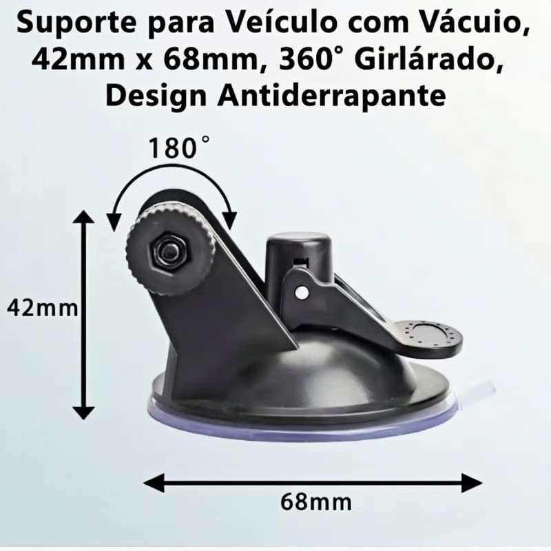 6 ventosas para fixar câmera de carro, DVR ou barraca de camping
