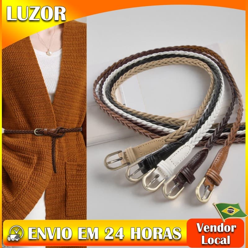 Tecido Retro senhoras cinto combinando camisola saia Jeans espartilho mais magro olhar feminino não @