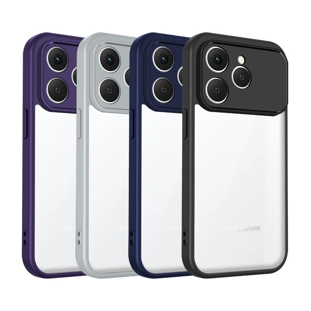 Capa De Acrílico Transparente Com Sensação Fosca Para TECNO Pova 6 Neo 7 8 Camon 50 Pro 4G Protetora À Prova De Choque