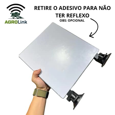 Suporte de Starlink Mini Suporte Veicular Starlink Mini Ventosa Reforçada Vidro Preto Ou Cinza