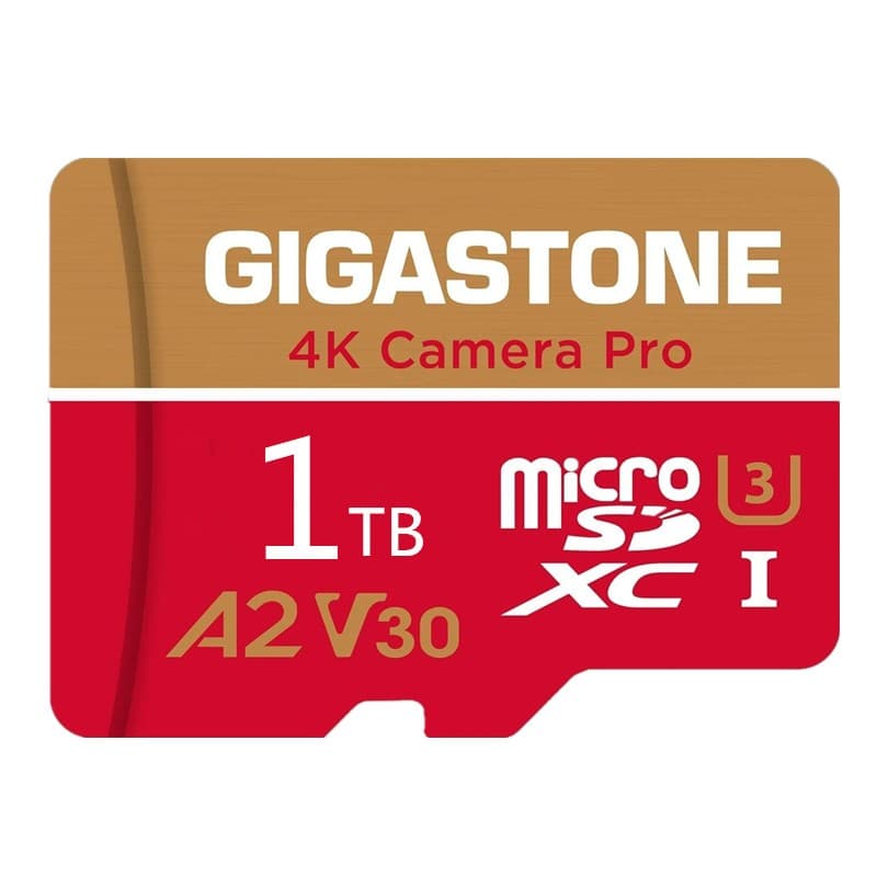 Novo Cartão Micro SD Gigastone 128 Gb 256 1 Tb , Gravação De Vídeo 4K Para