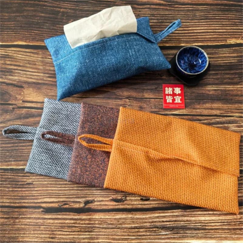 Suporte De Tecido De Linho De Algodão Liso Simples Para Casa Sala De Estar Quarto Cozinha Pendurado Sacos De Armazenamen