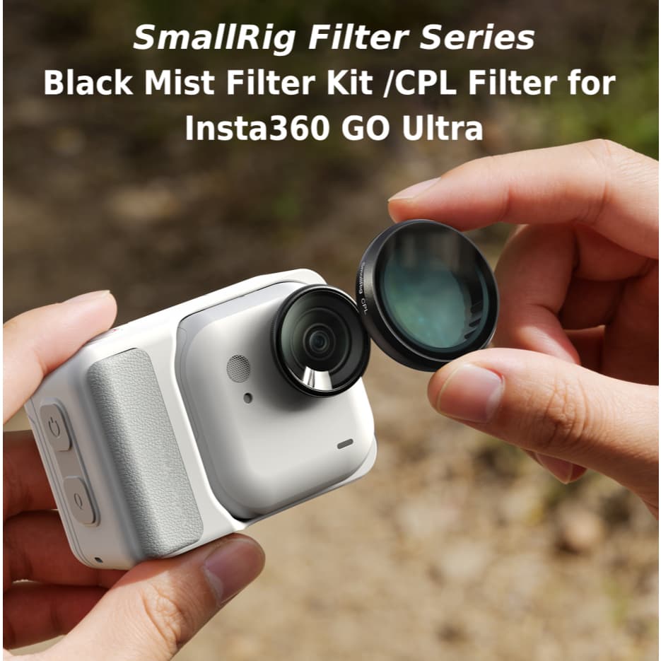 Série De Filtros SmallRig/Kit De Filtro De Névoa Preta/CPL Para Insta360 GO Ultra # 5862 5863 6087