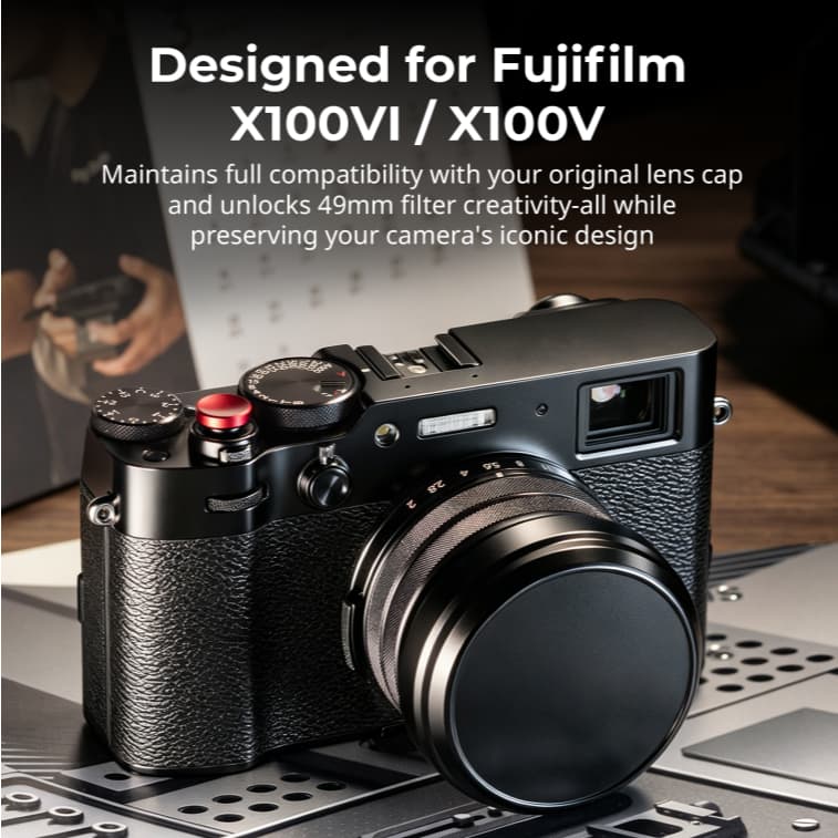 Capa De Lente De Câmera SmallRig Ou Filtro UV Para FUJIFILM X100VI/X100V (5848 , 5849 , 5850 , 5851)