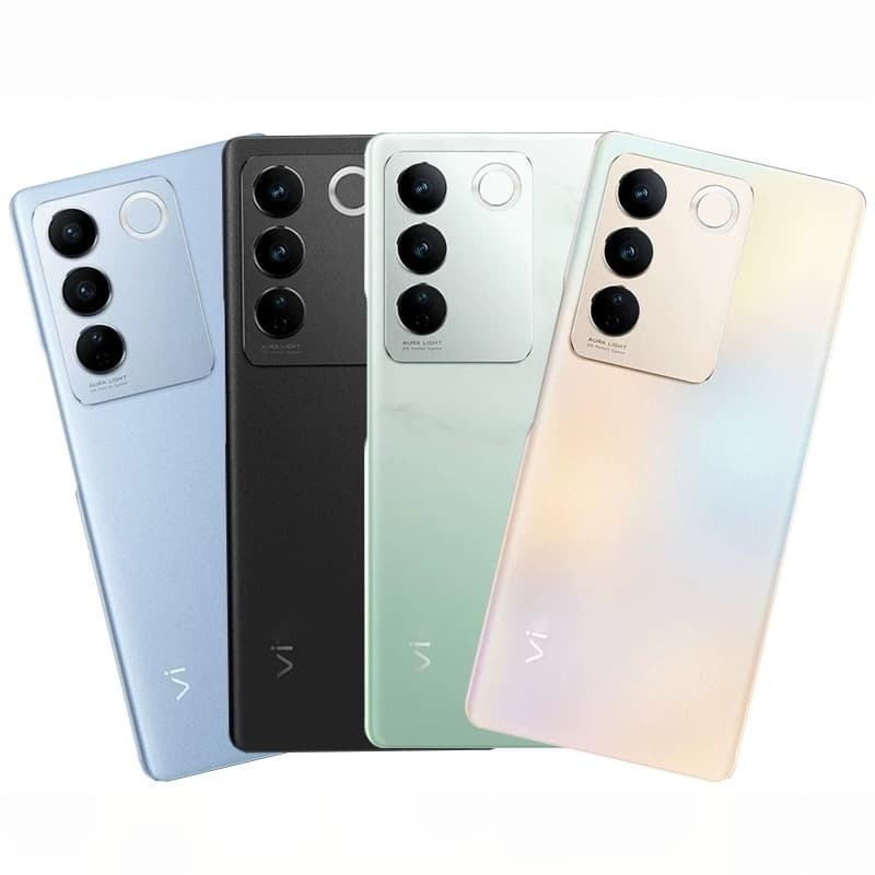 Para Vivo V27 V27Pro Bateria De Vidro Capa Traseira Com Lente Fram s16 S16Pro Habitação Acessórios Substituição Do Telef
