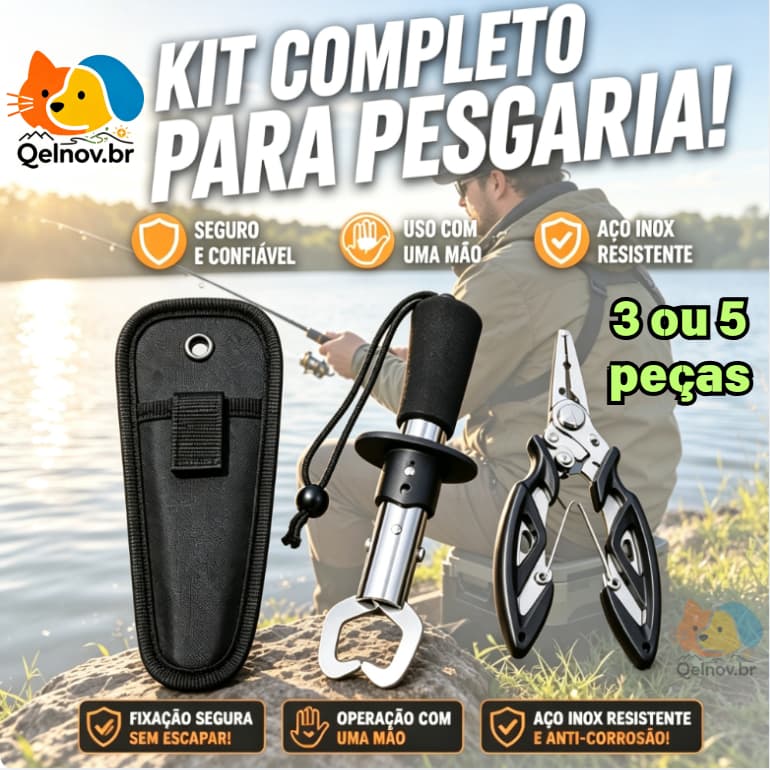 Kit Alicate De Pesca E Ferramentas Multifuncionais Para Os Lábios De Peixe